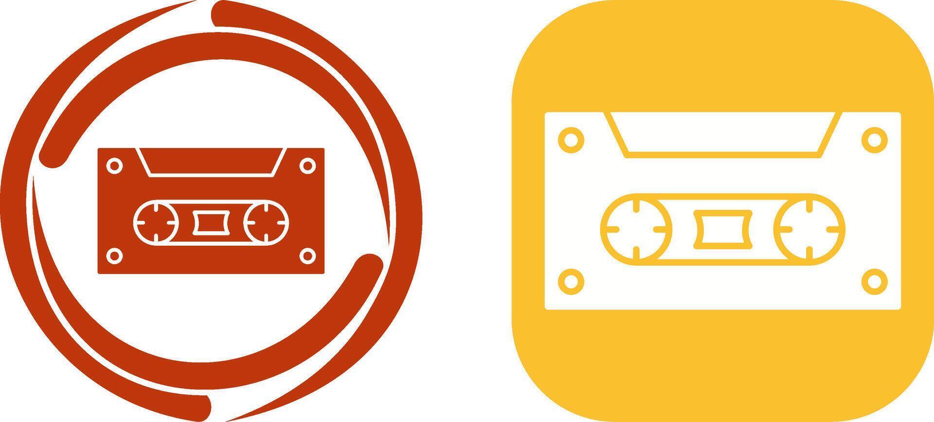 Casette Icon Design vector