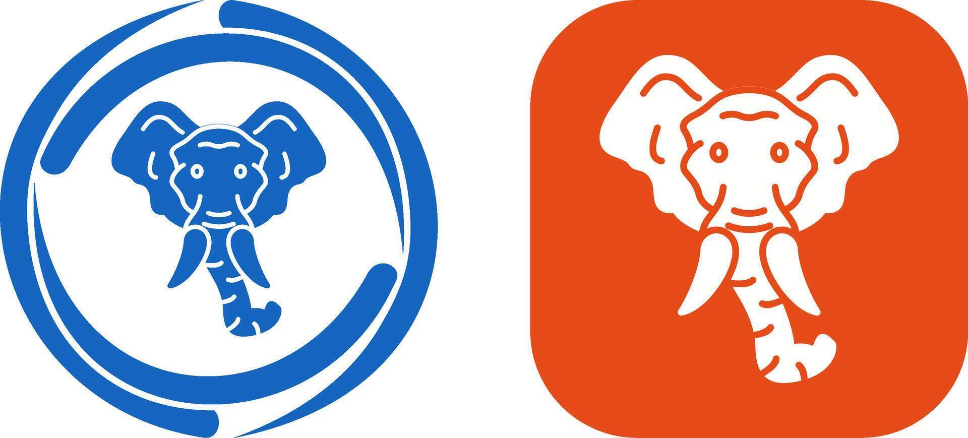 Eleplant Icon Design vector