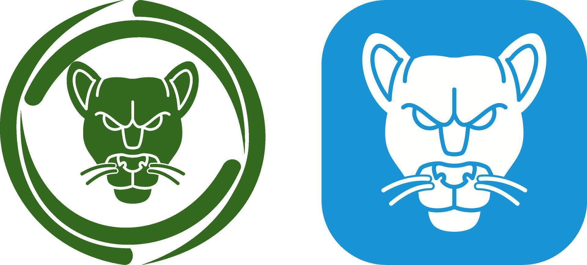 Black Panther Icon Design vector