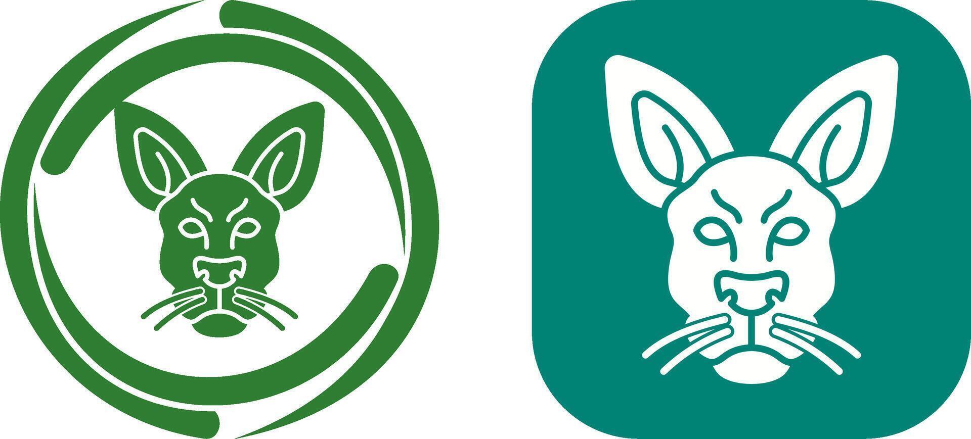 Kangaroo Icon Design vector
