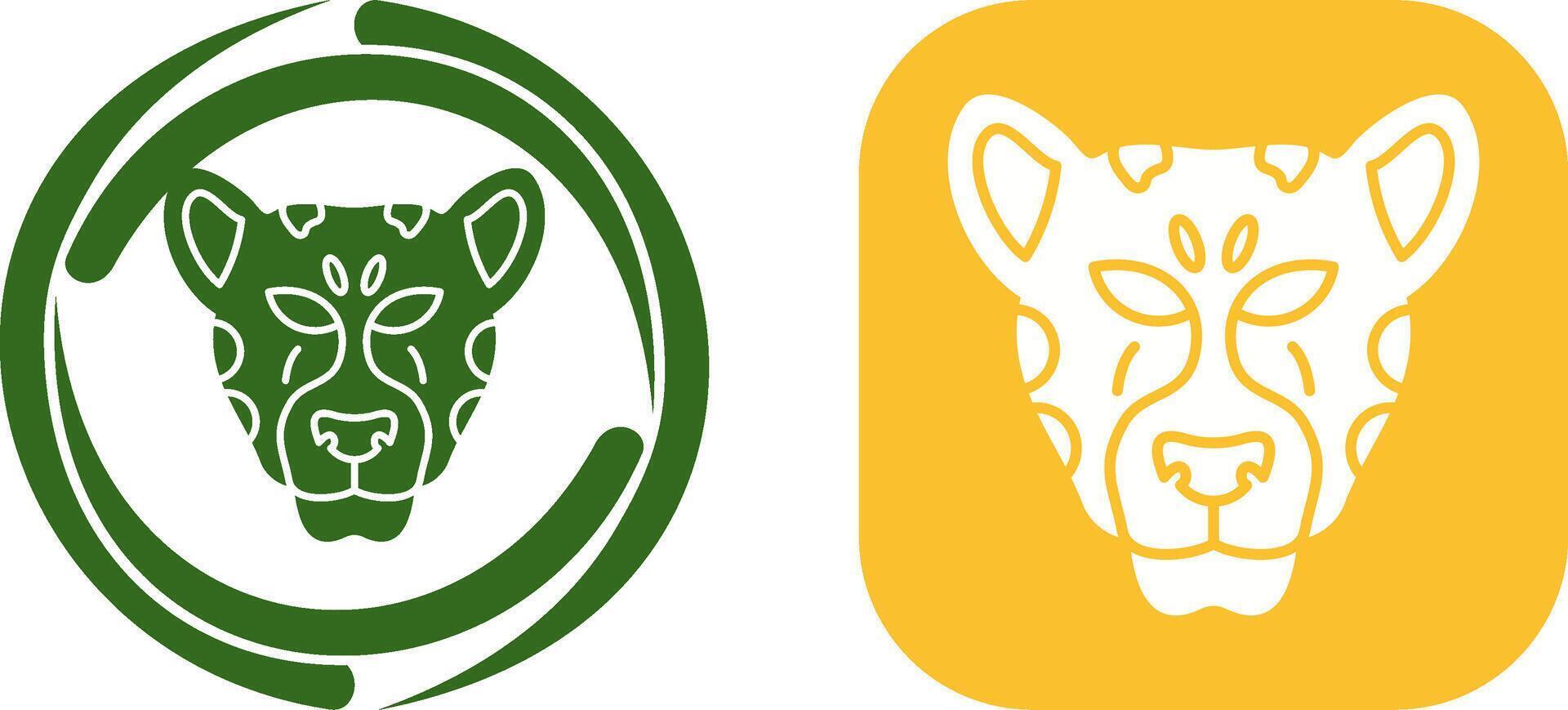 leopard Icon Design vector