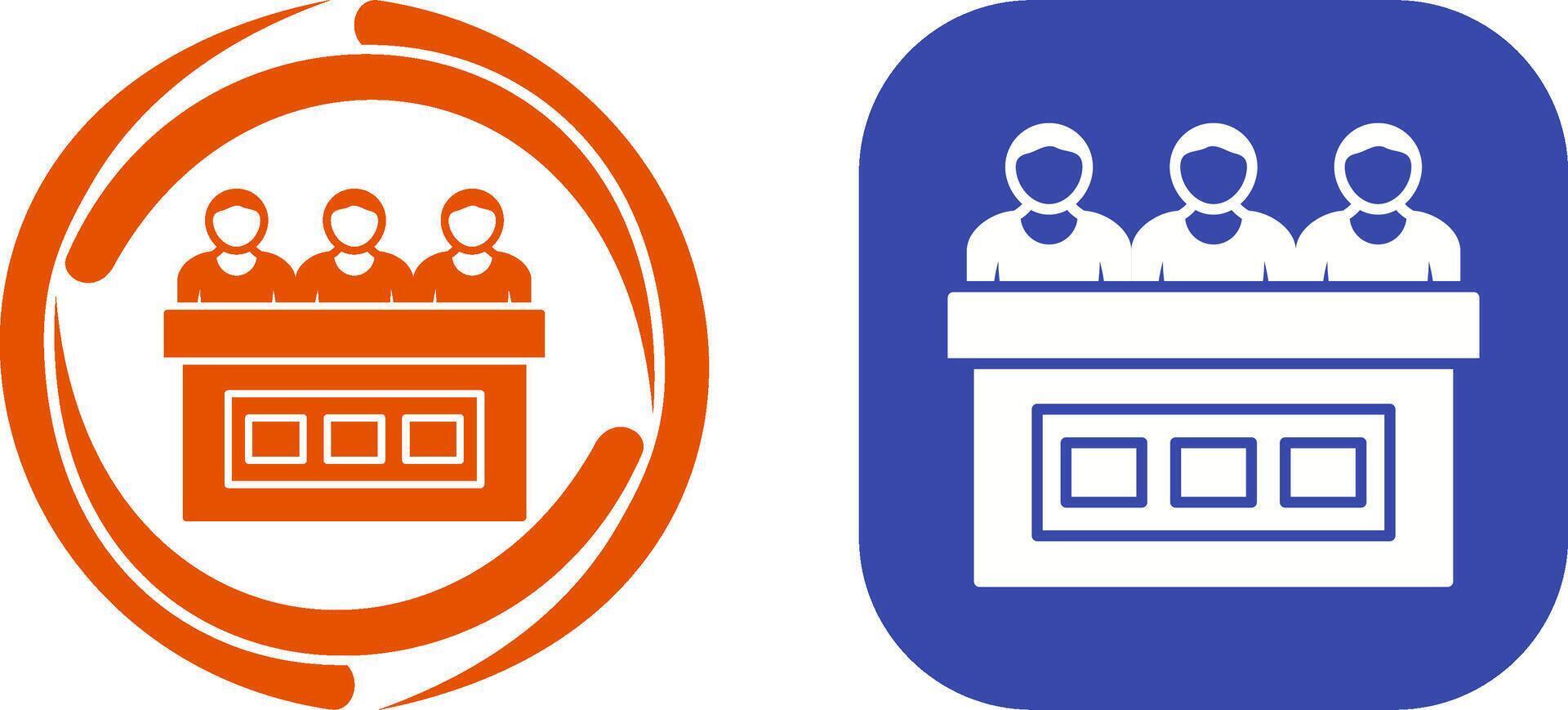 Jury Icon Design vector