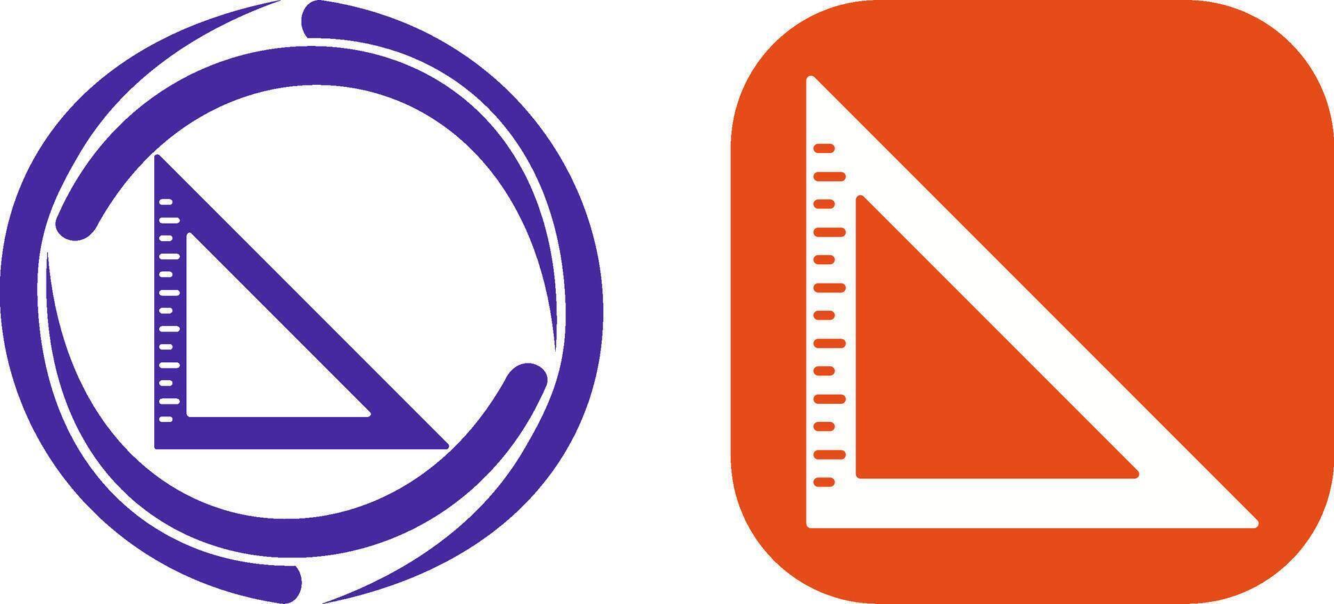 Set Square Icon Design vector