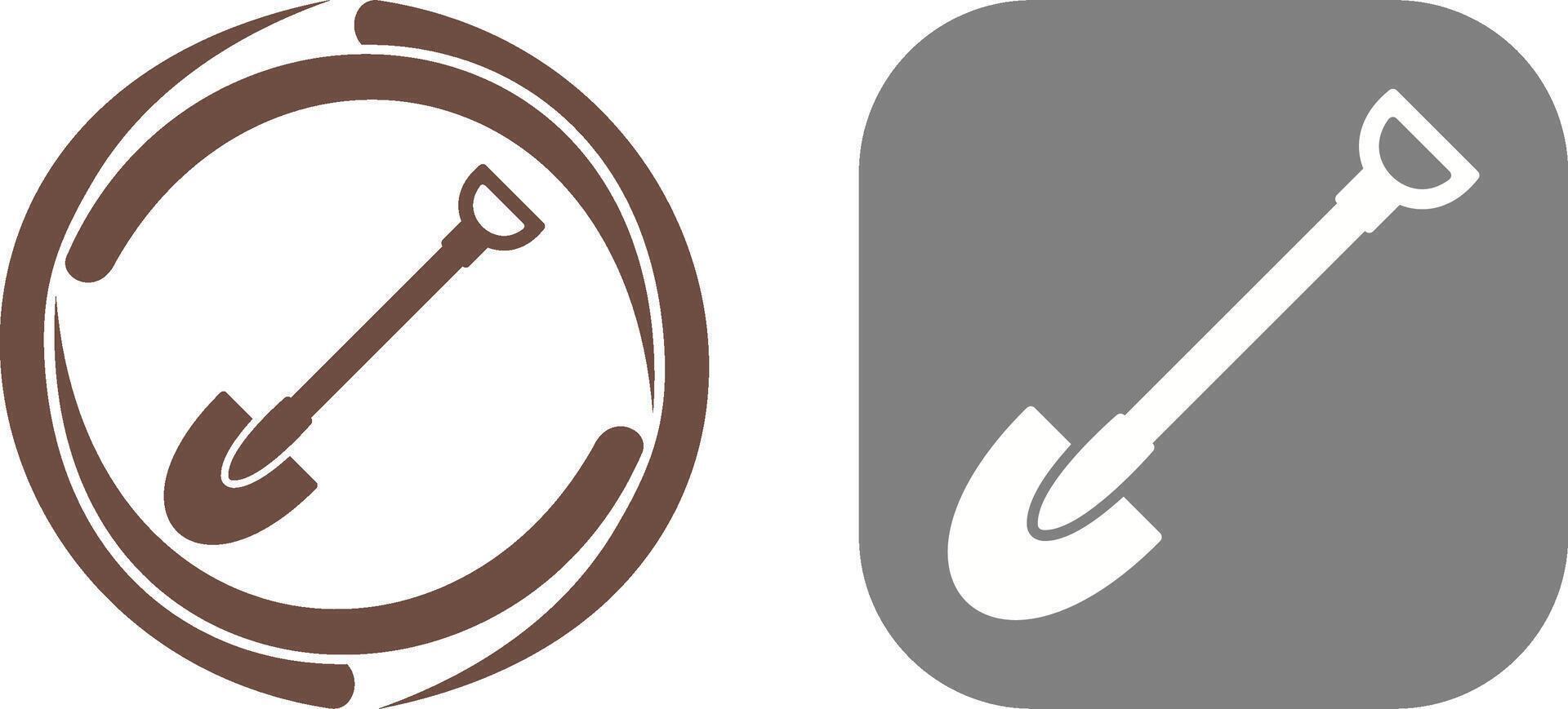 Shovel Icon Design vector