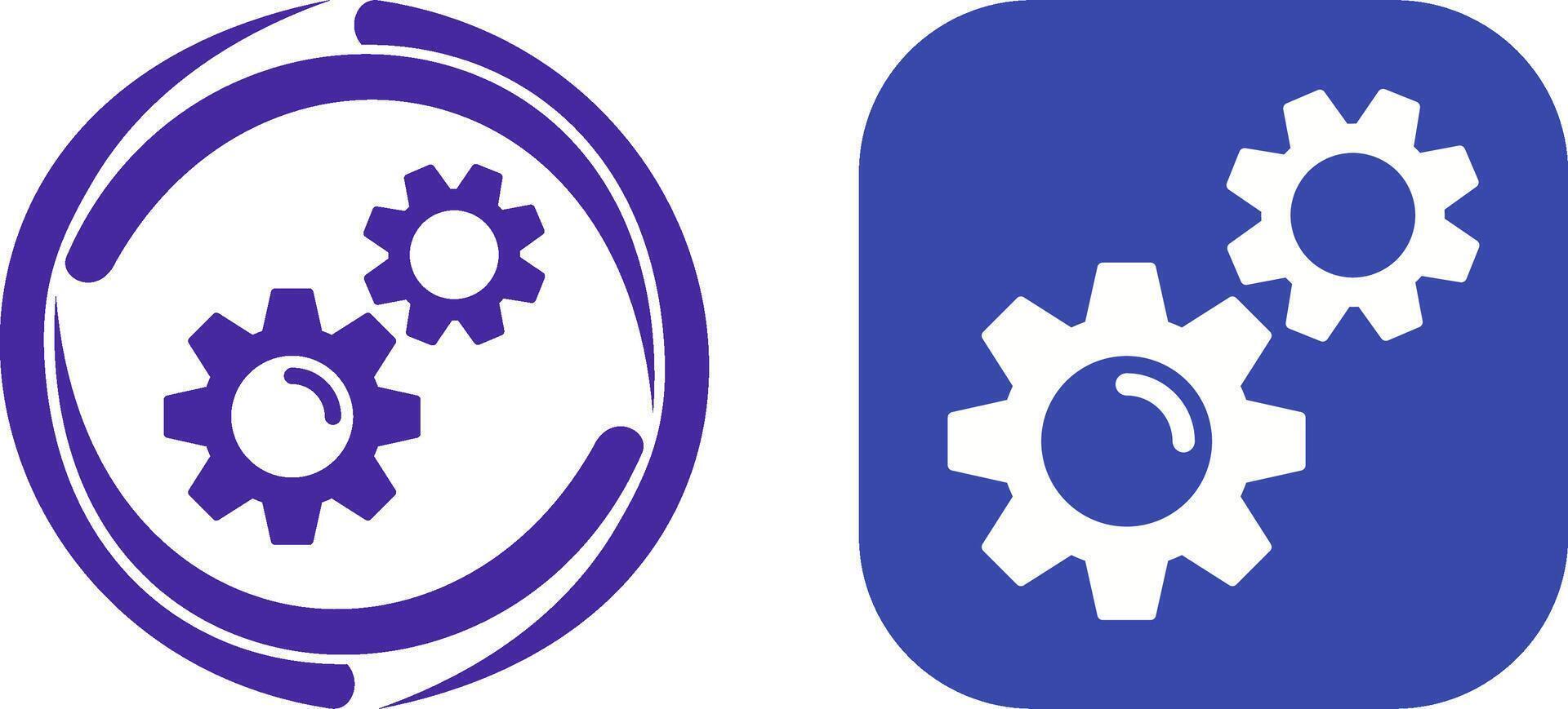 Gears Icon Design vector