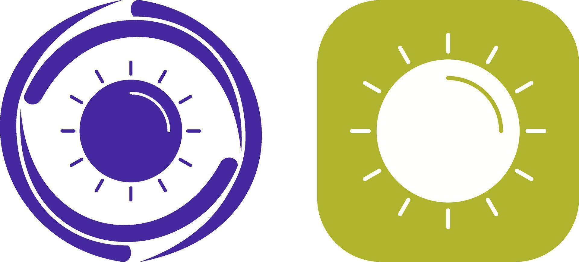 Sun Icon Design vector