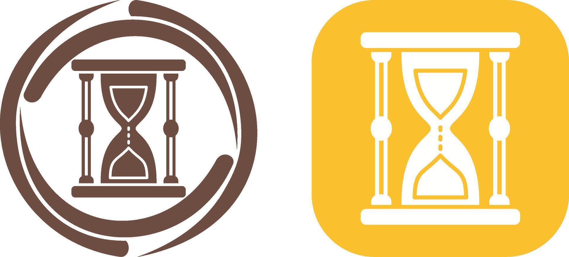 Hourglass Icon Design vector