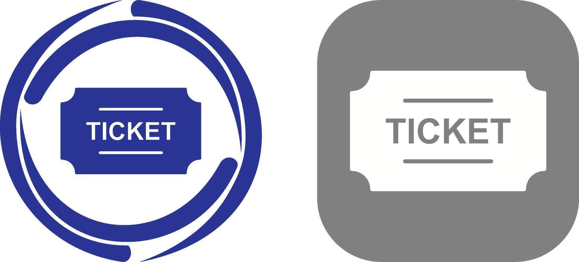 Tickets Icon Design vector