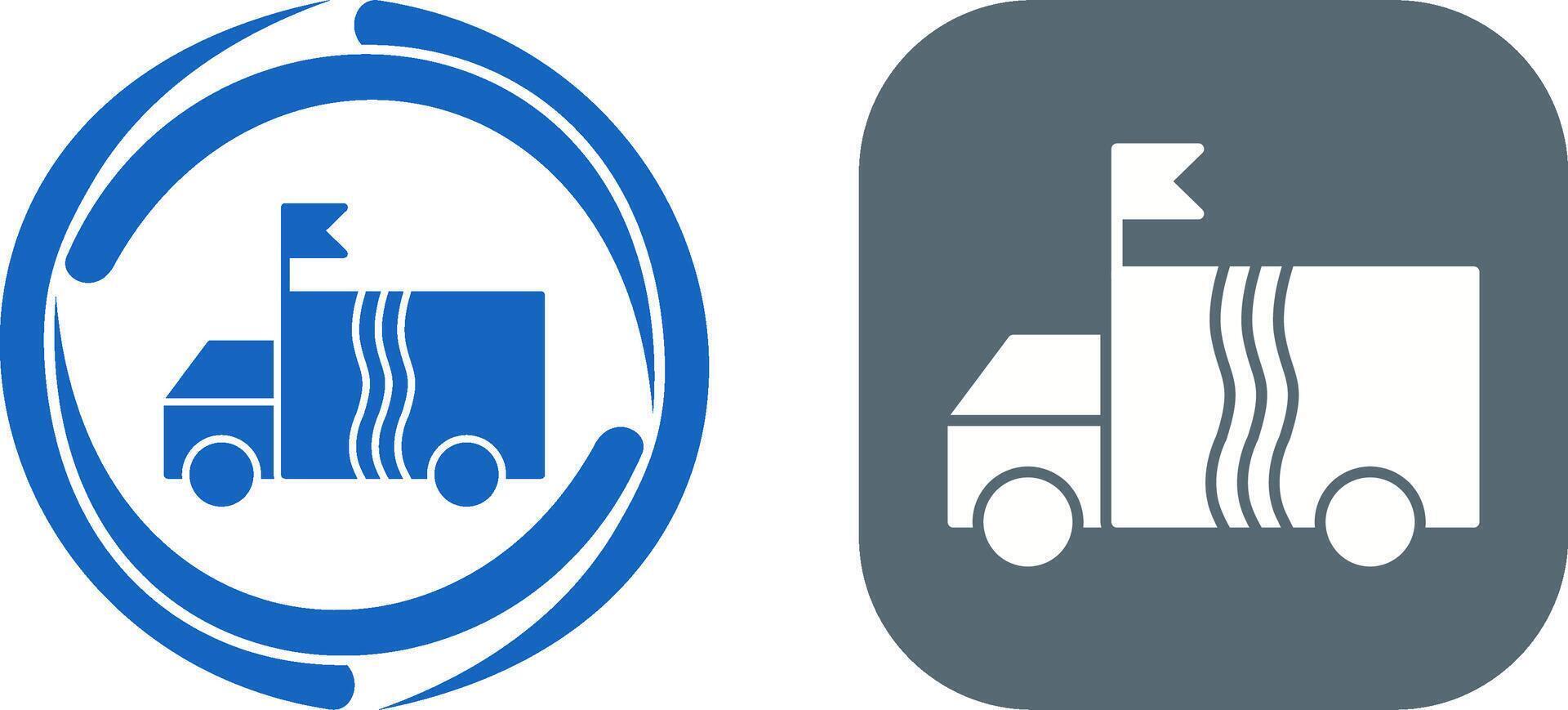 Campaign ehicle Icon Design vector