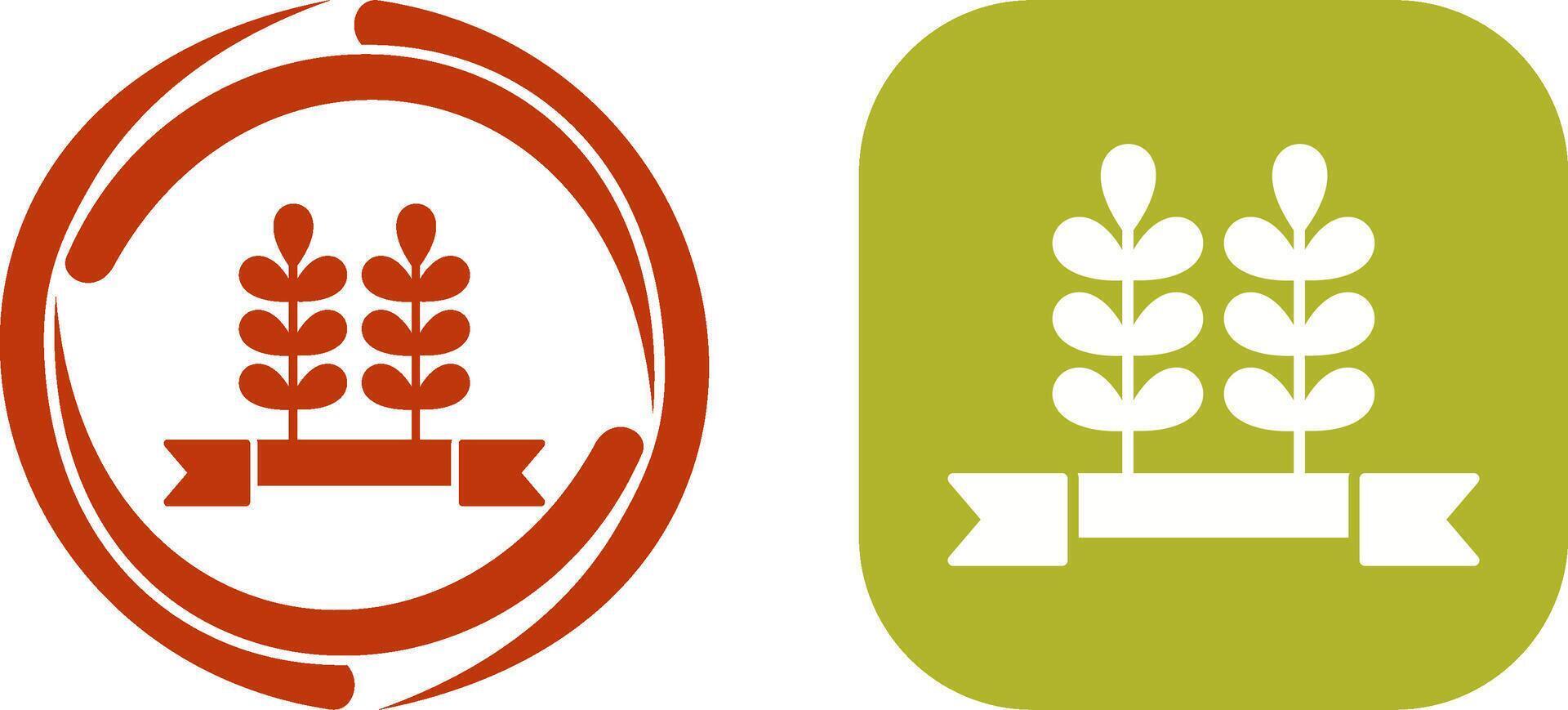 Wheat Icon Design vector