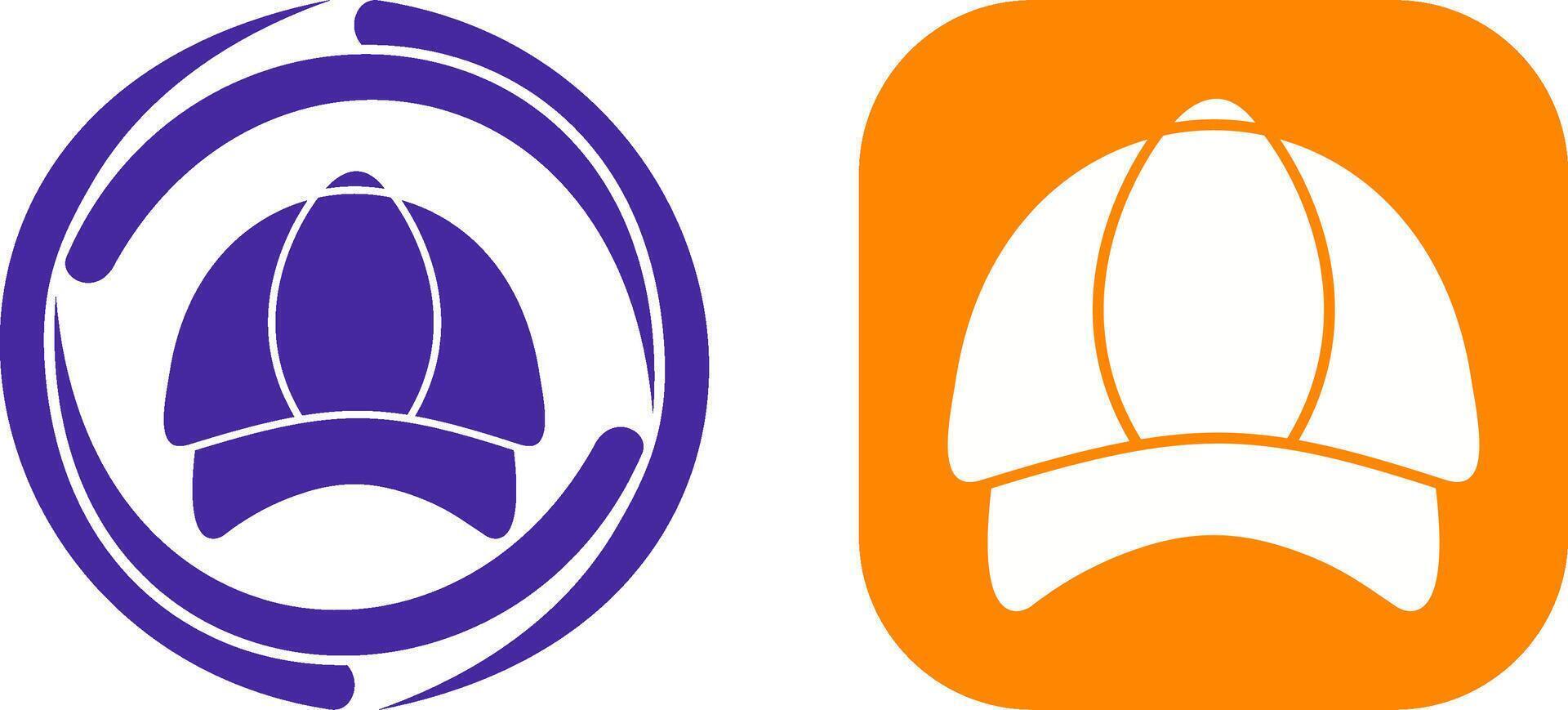 P Cap Icon Design vector