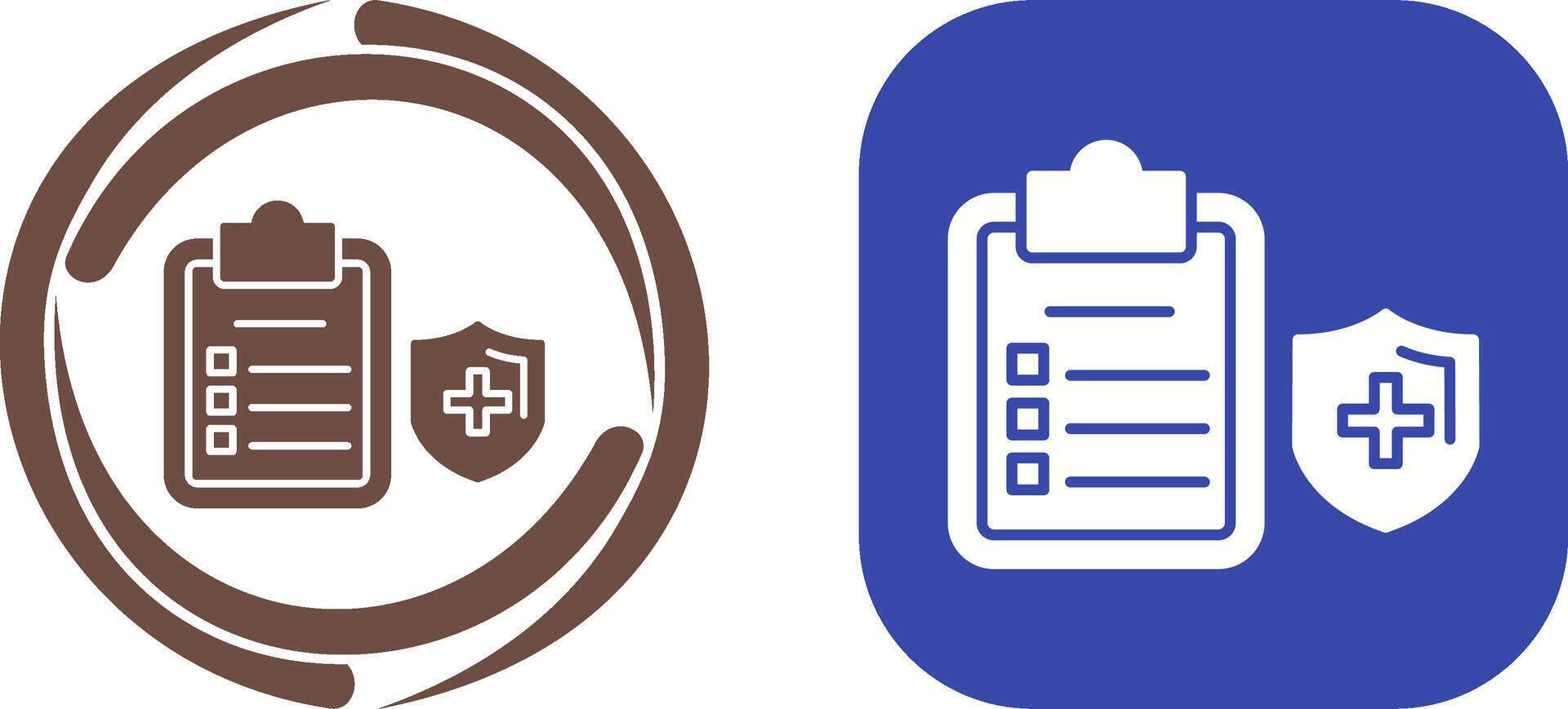 Medical Protection Icon Design vector