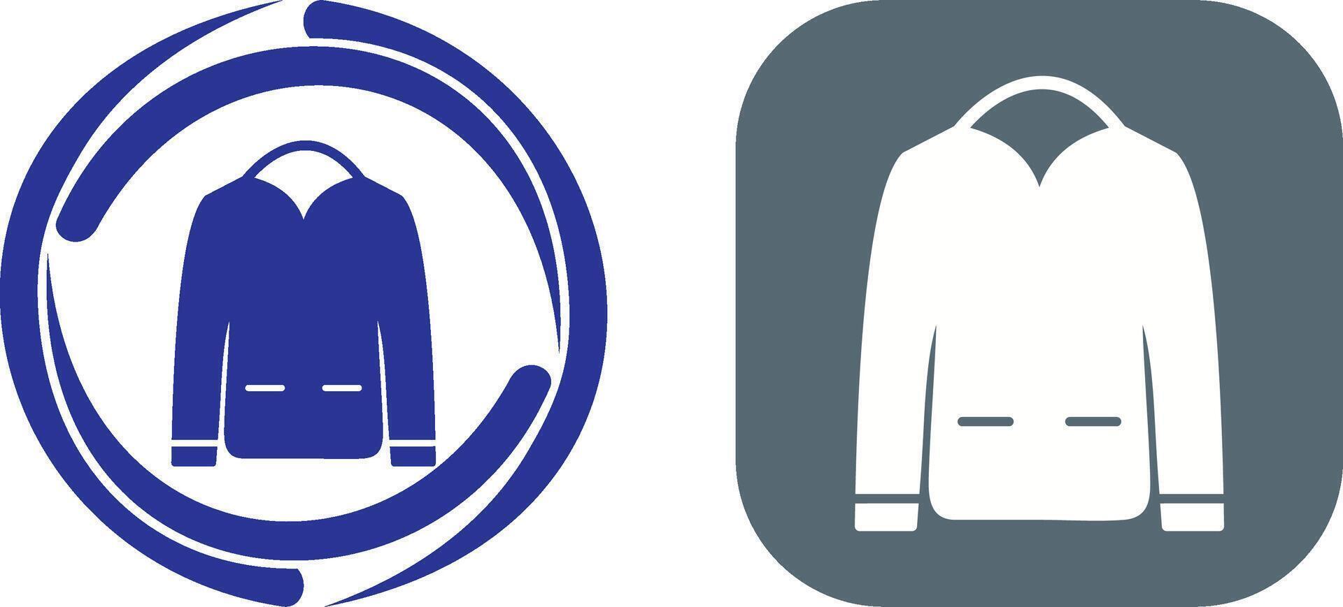 Men's Jacket Icon Design vector