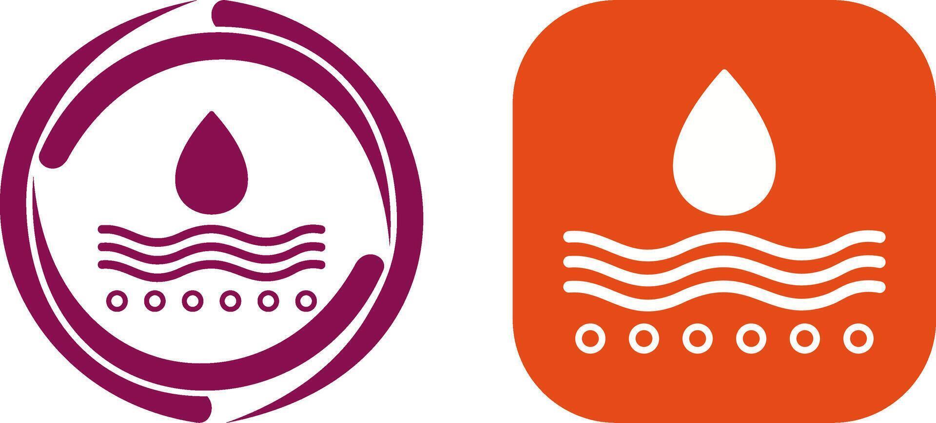 Moisture Icon Design vector