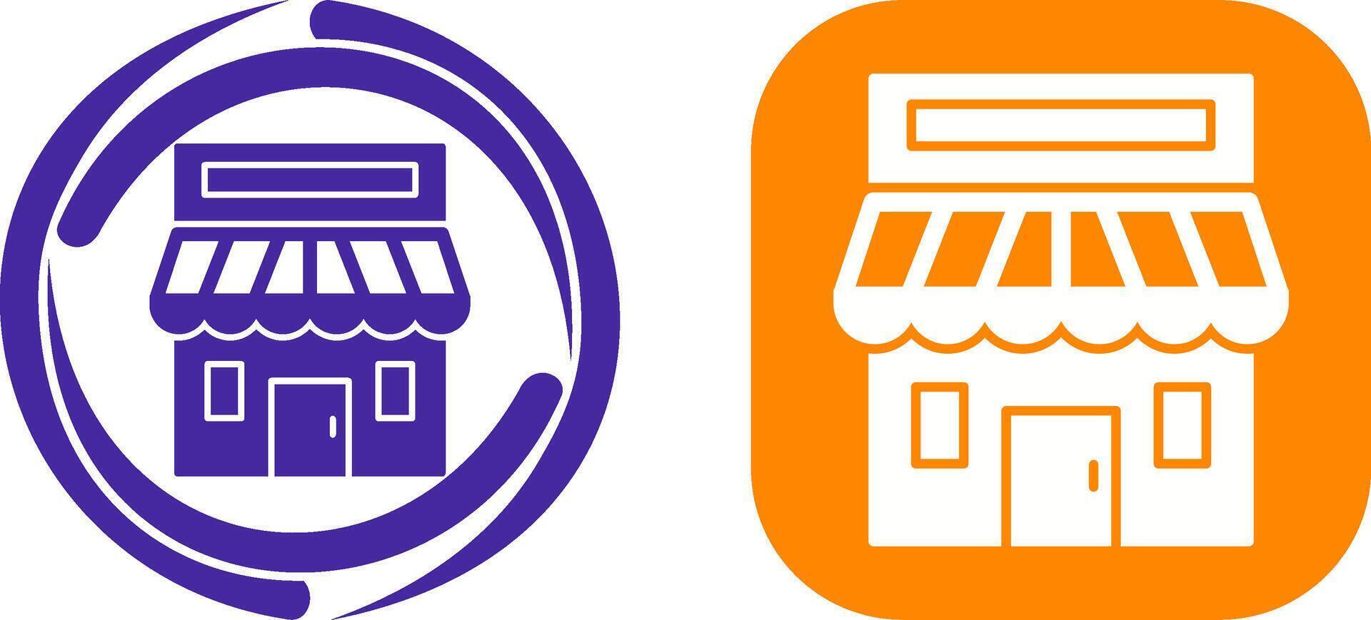 Retail Place Icon Design vector