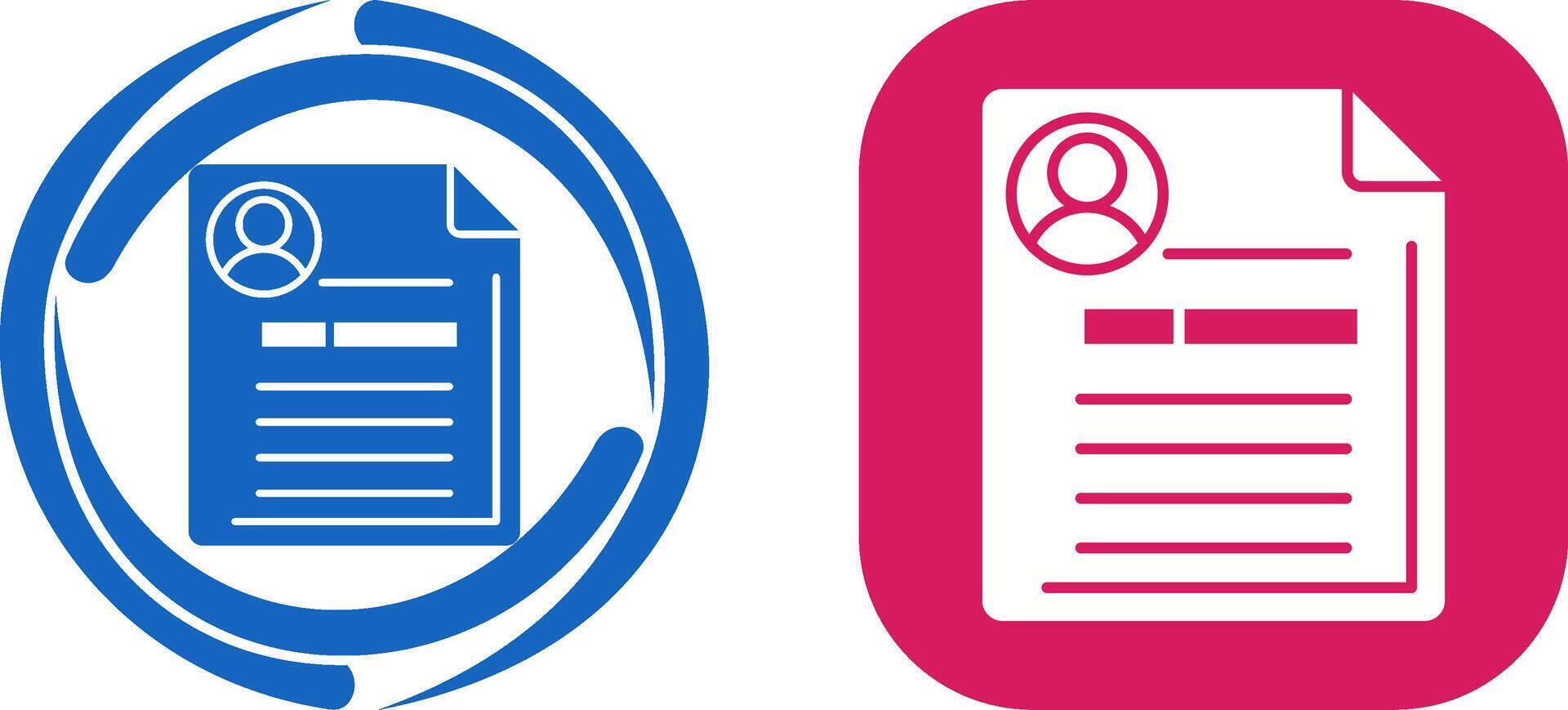 Contact Icon Design vector
