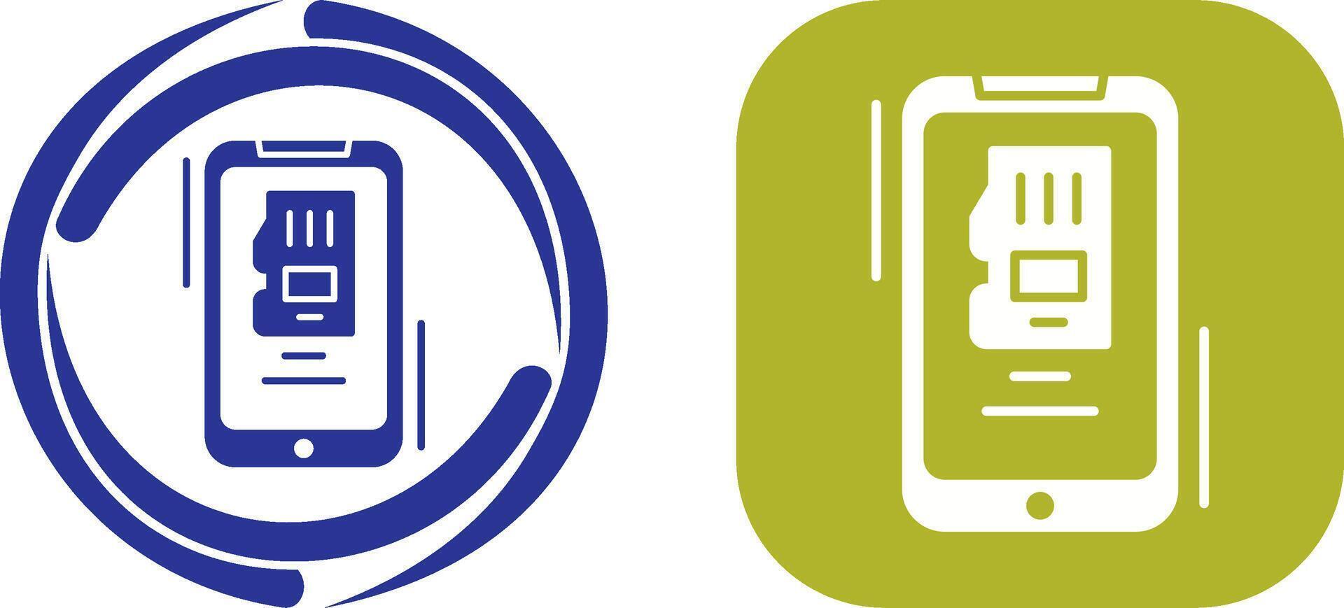 Memory Icon Design vector