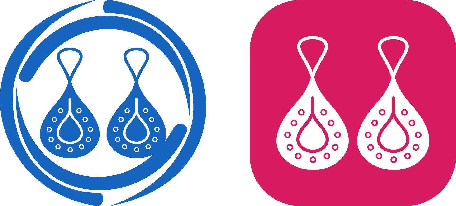 Earring Icon Design vector