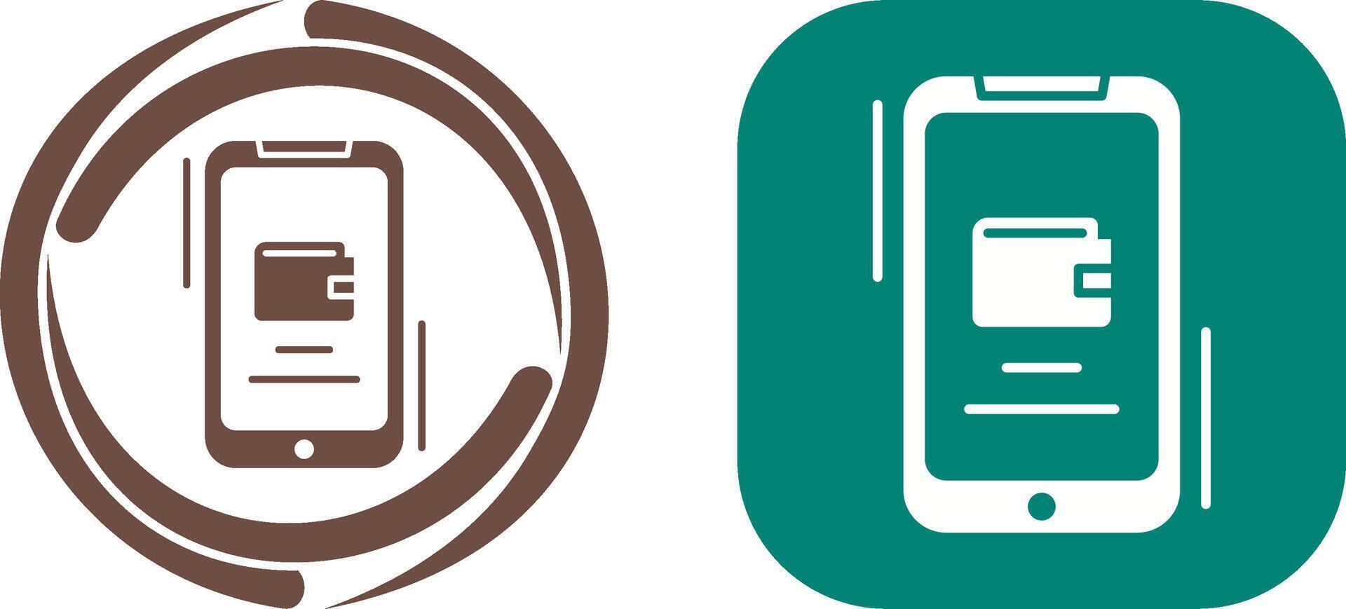 E-wallet Icon Design vector
