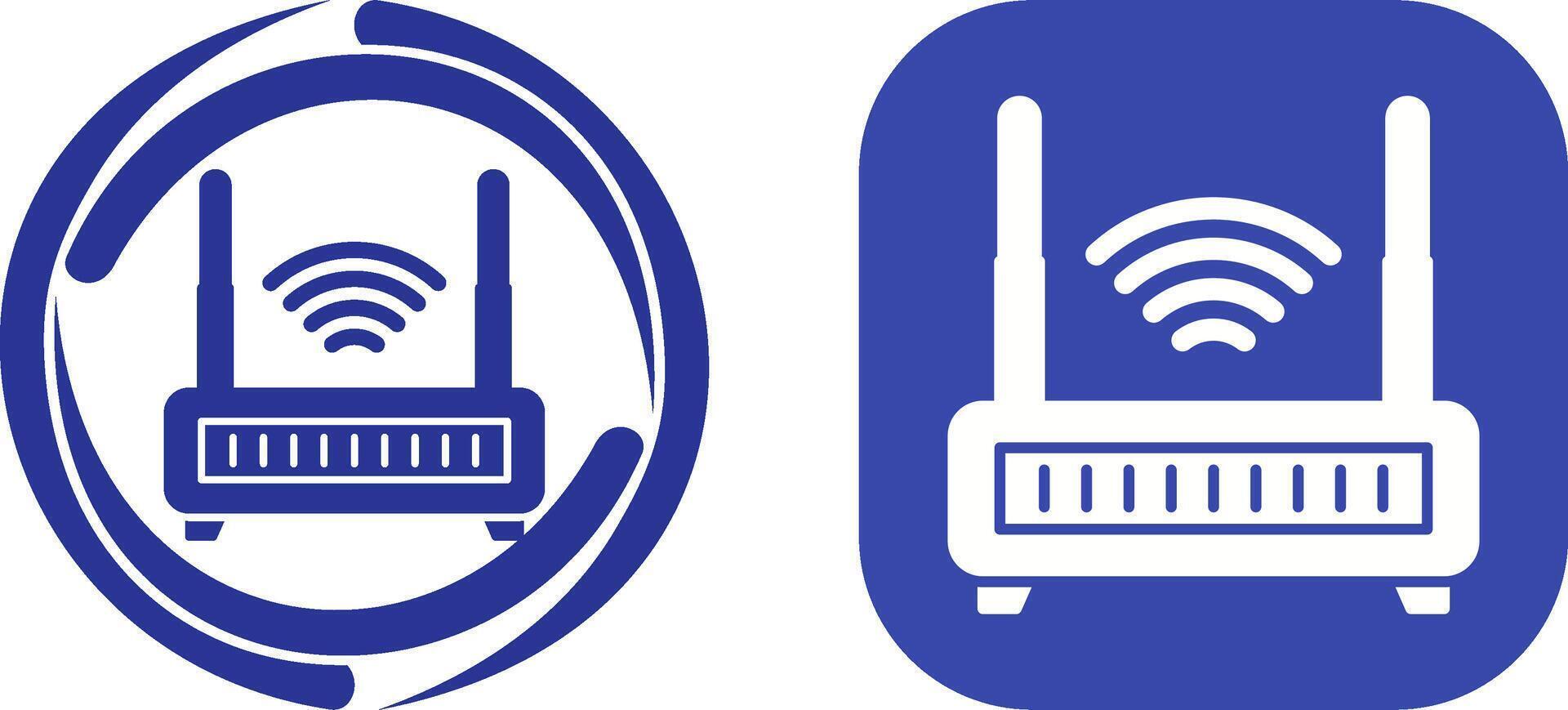 Wifi Router Icon Design vector