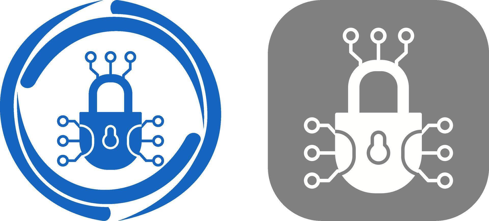 Cyber Defense Icon Design vector