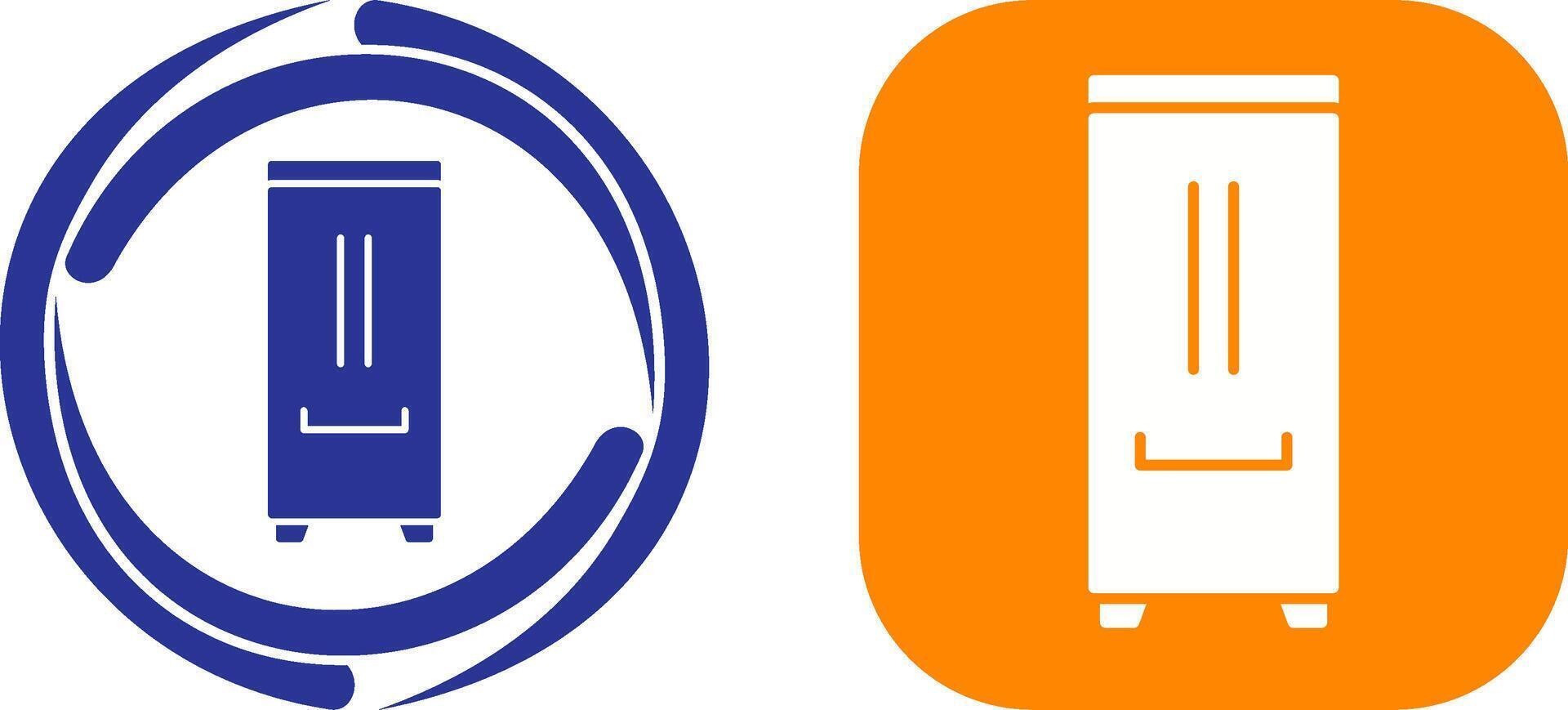 Refrigerator Icon Design vector
