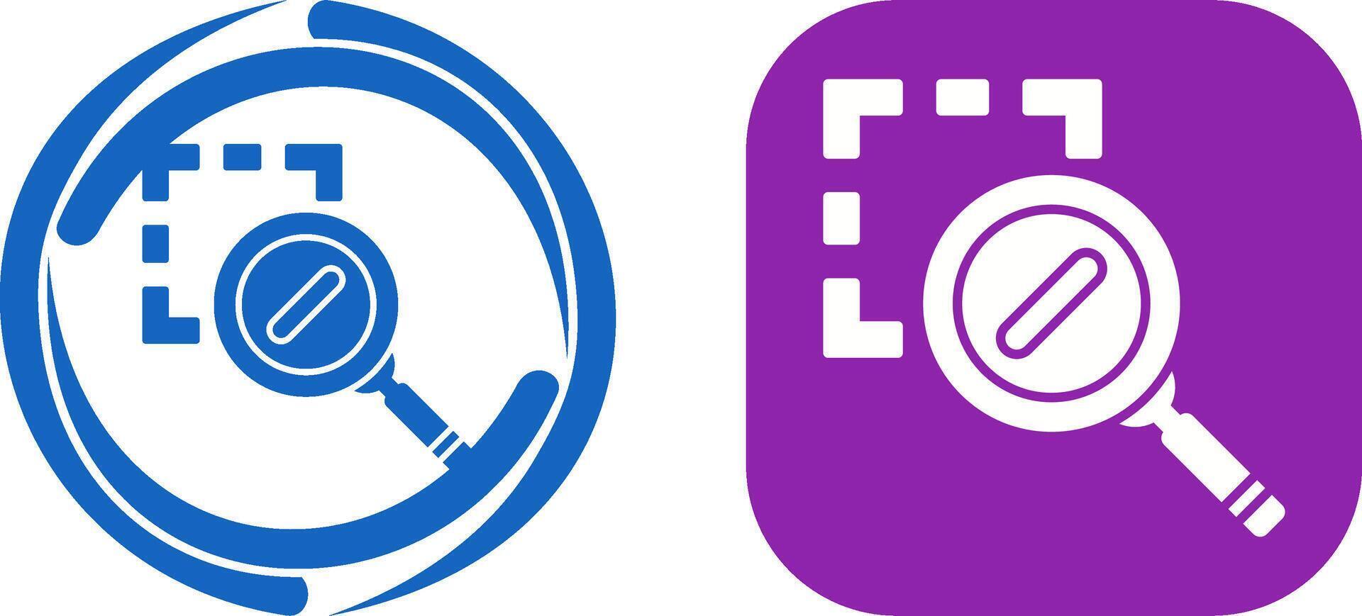 Zoom Out Icon Design vector