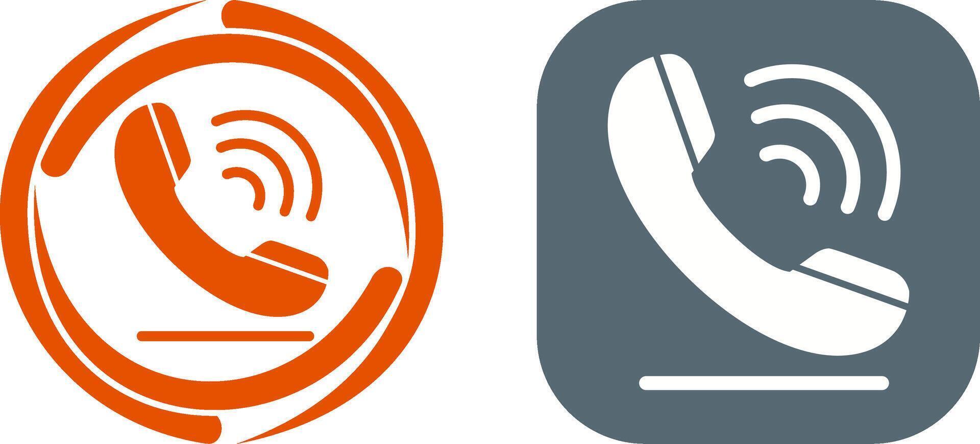 Phone Call Icon Design vector