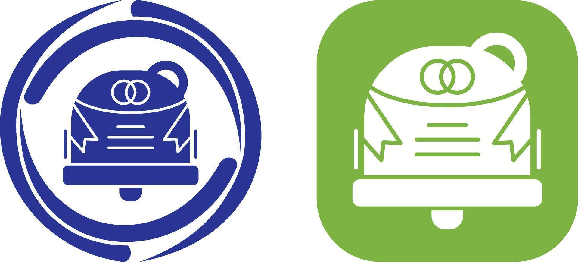 Wedding Bell Icon Design vector