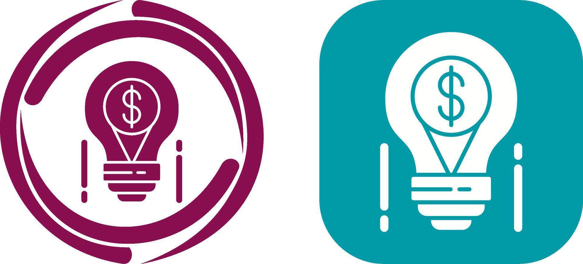Light Bulb Icon Design vector