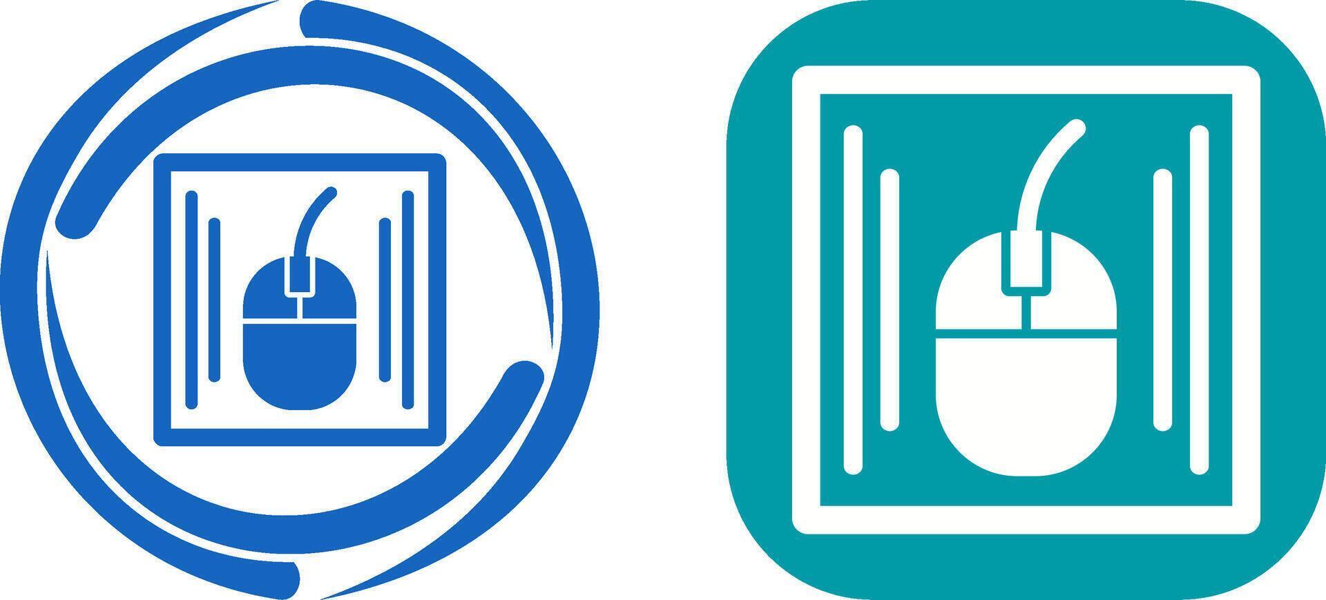 Mouse Icon Design vector