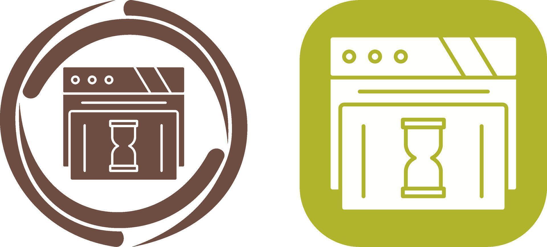 Waiting Icon Design vector