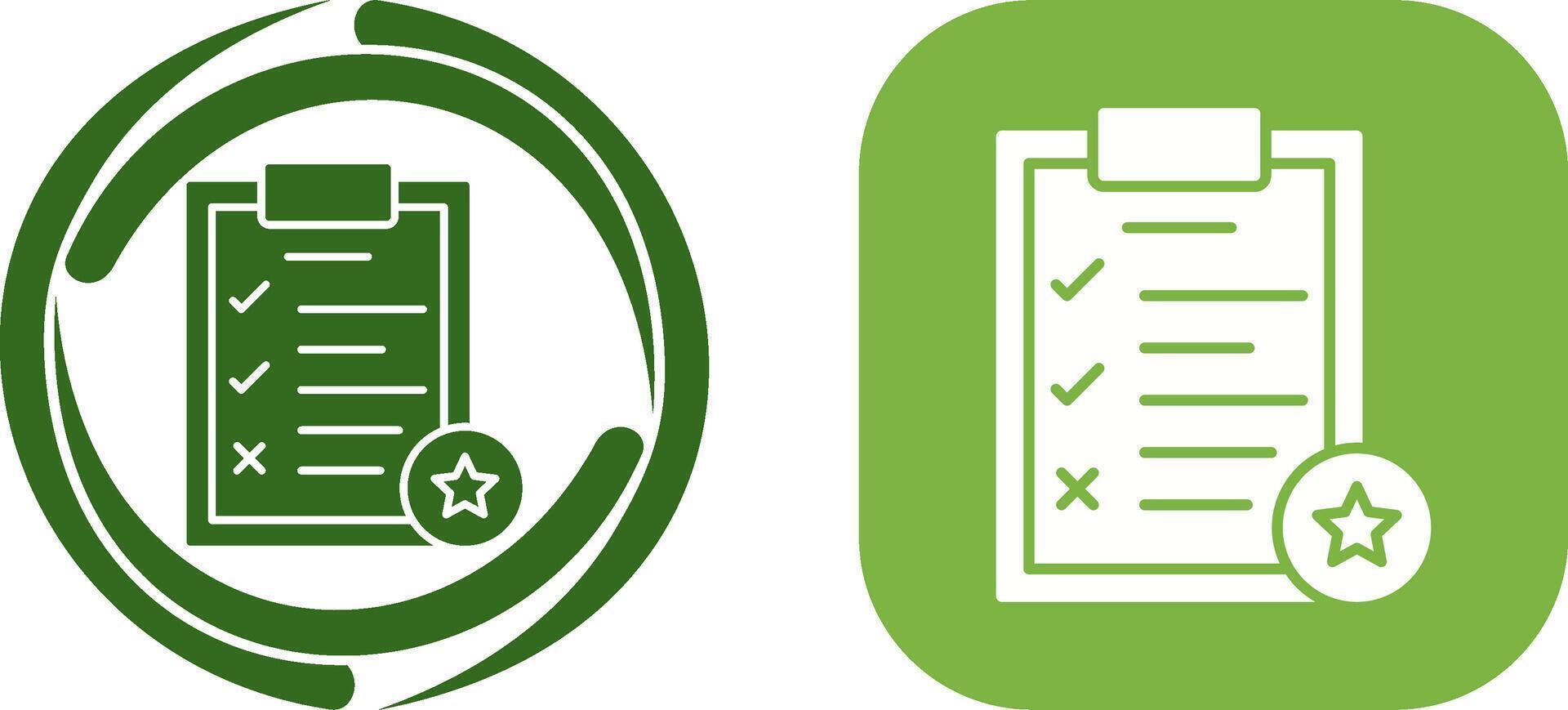Task List Icon Design vector