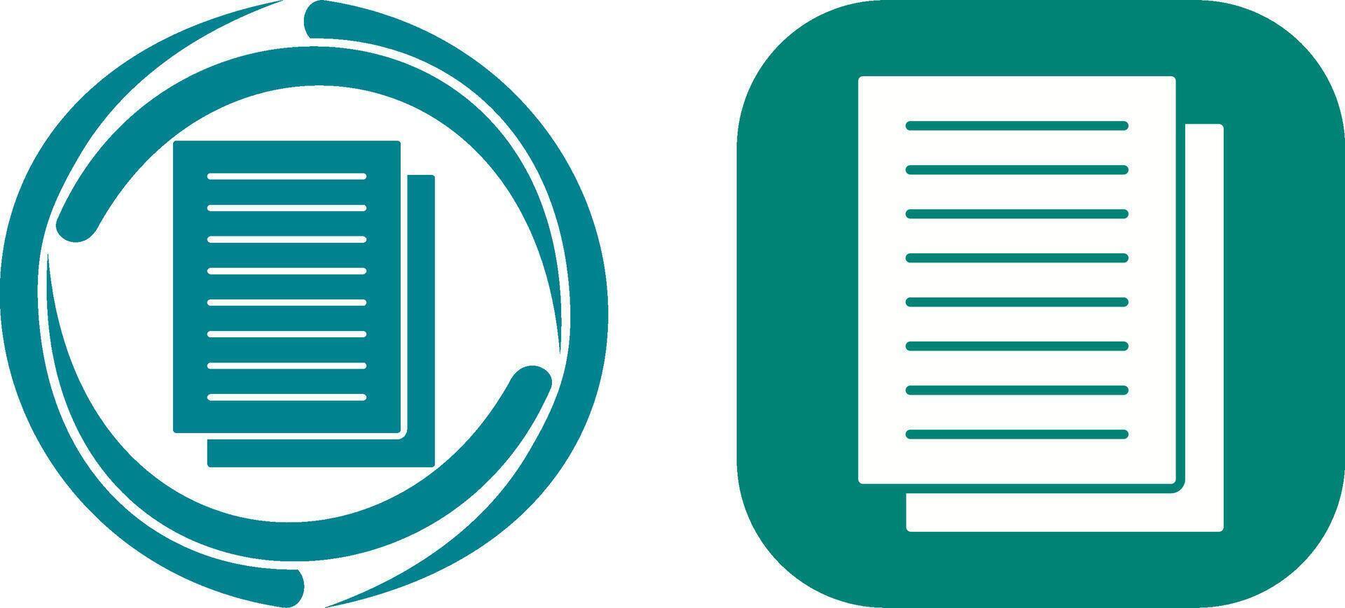 Document Icon Design vector