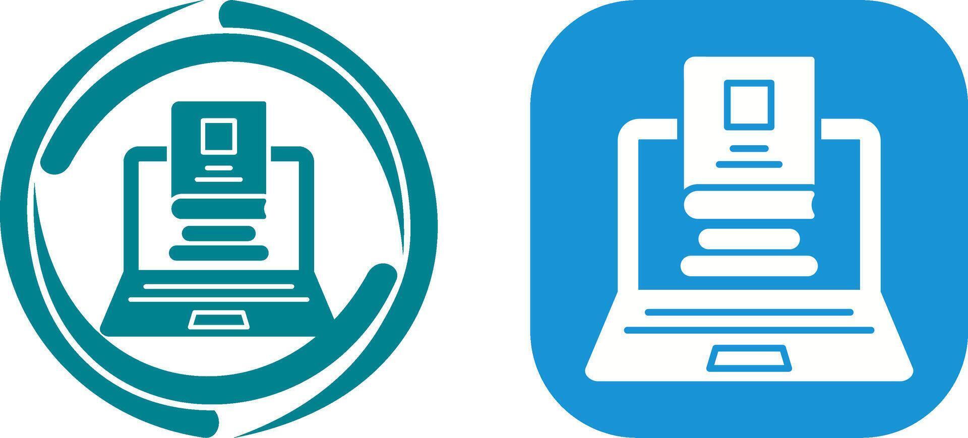 Laptop Icon Design vector