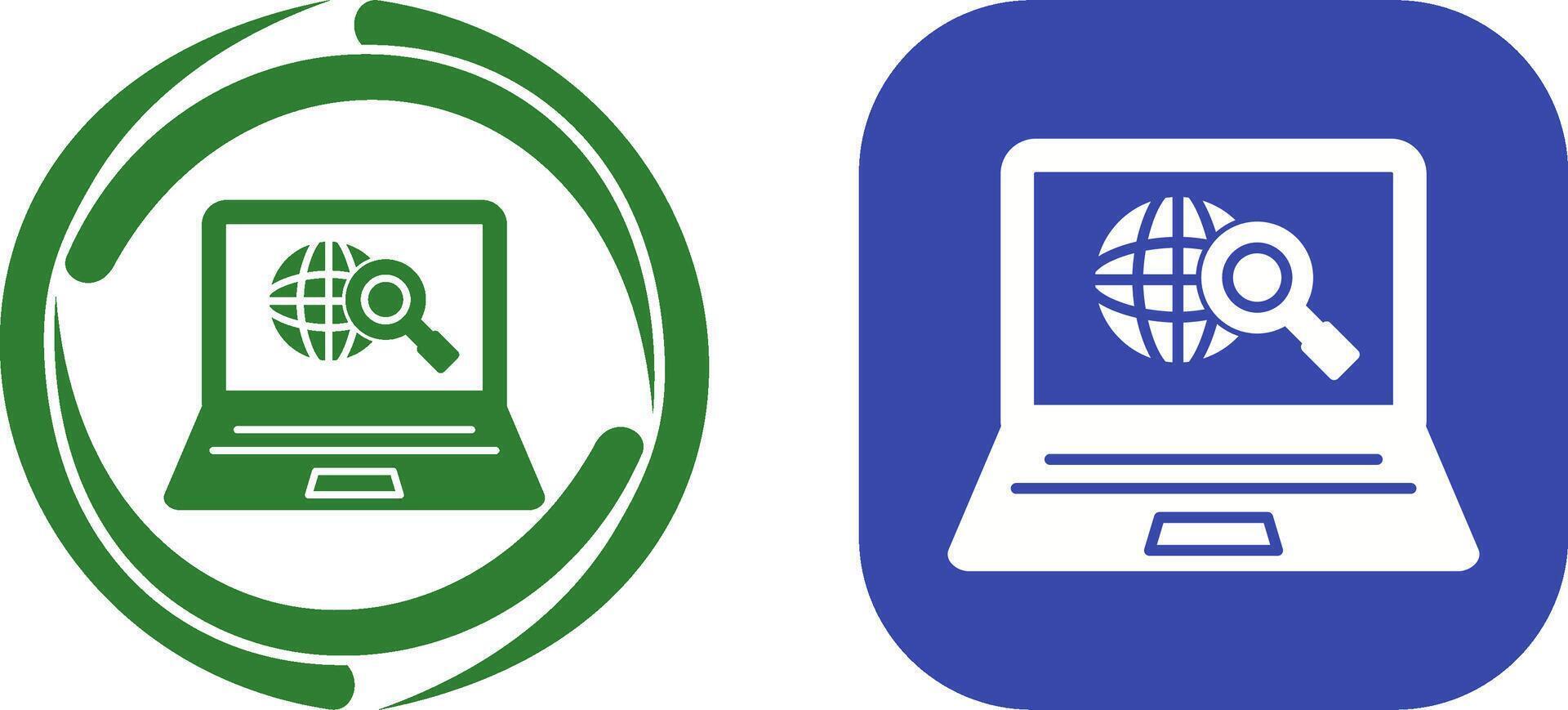 Explore Icon Design vector