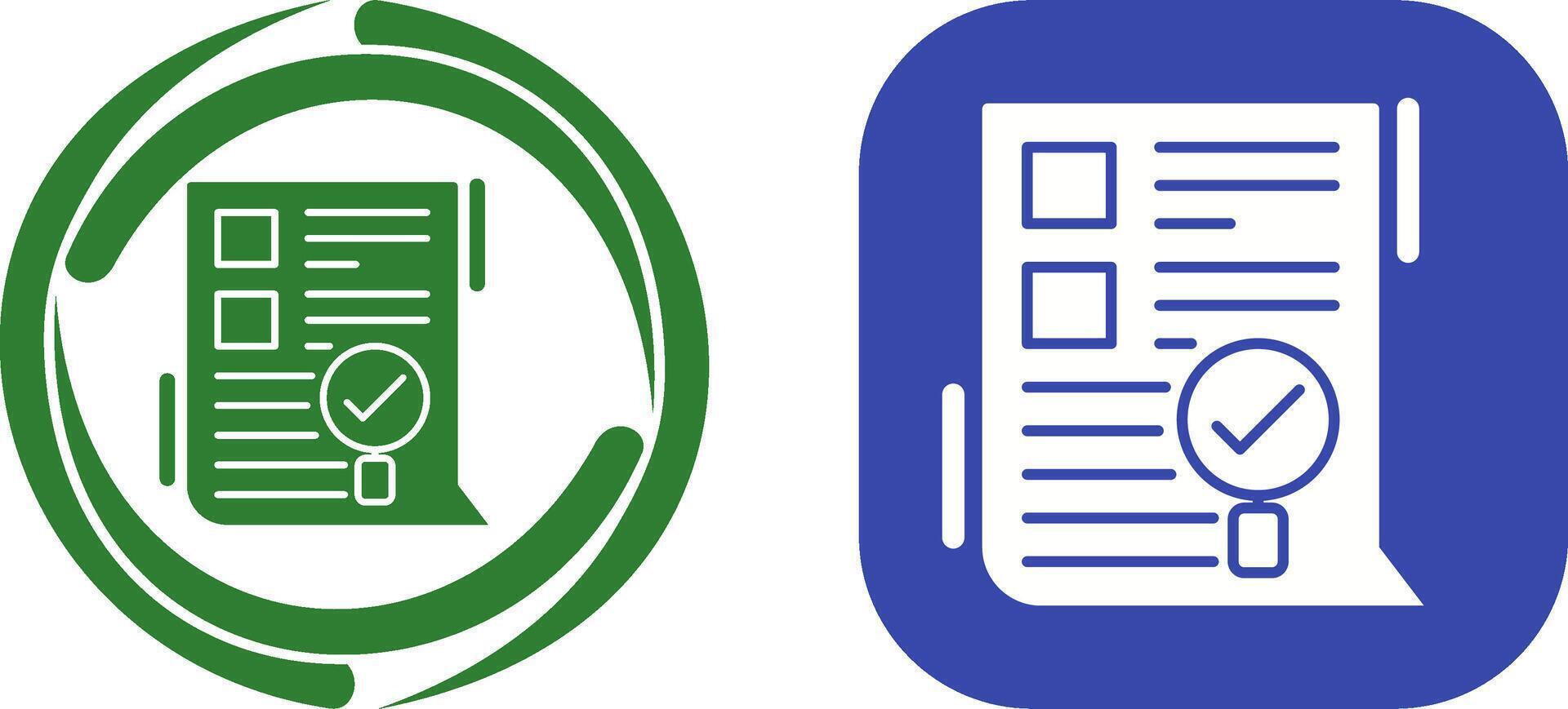 SEO Audit Icon Design vector