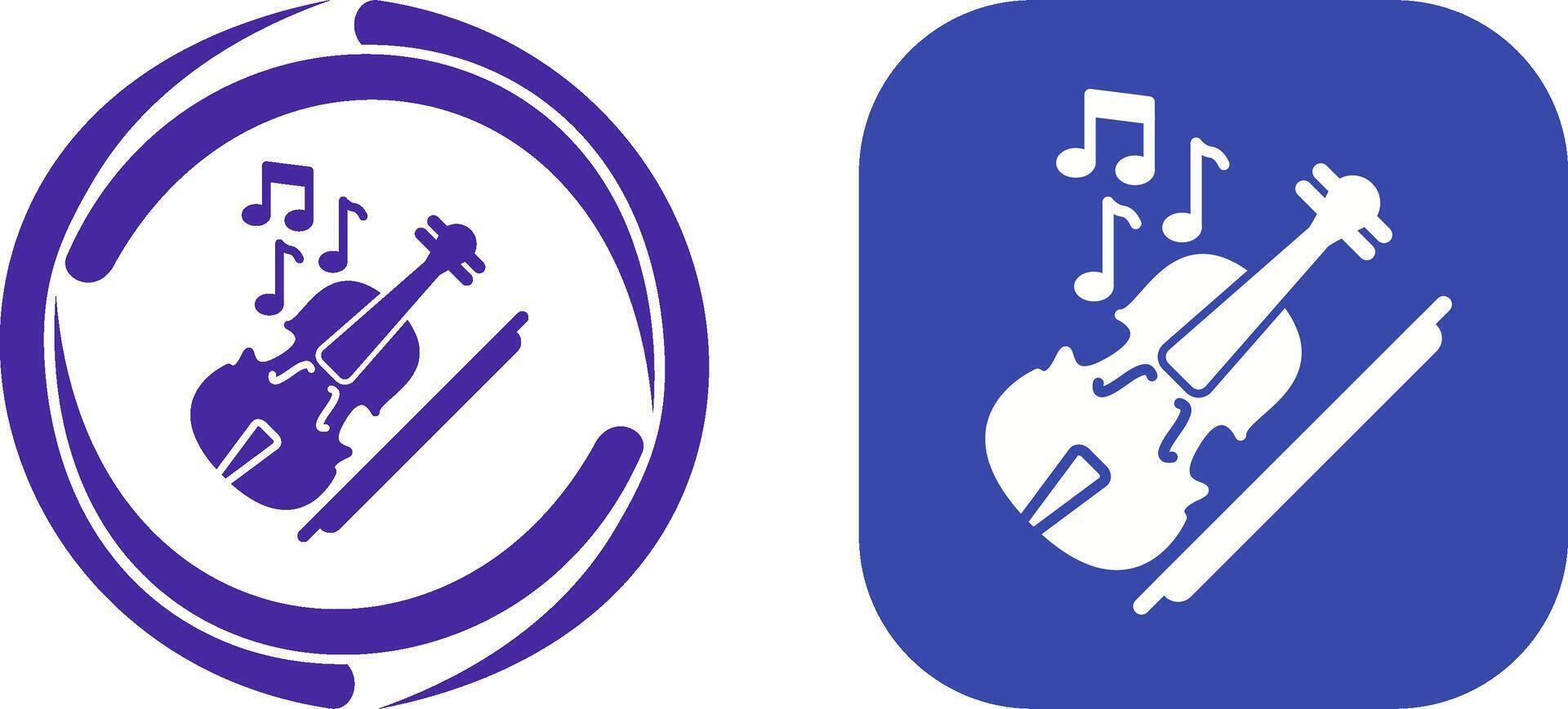 Violin Icon Design vector