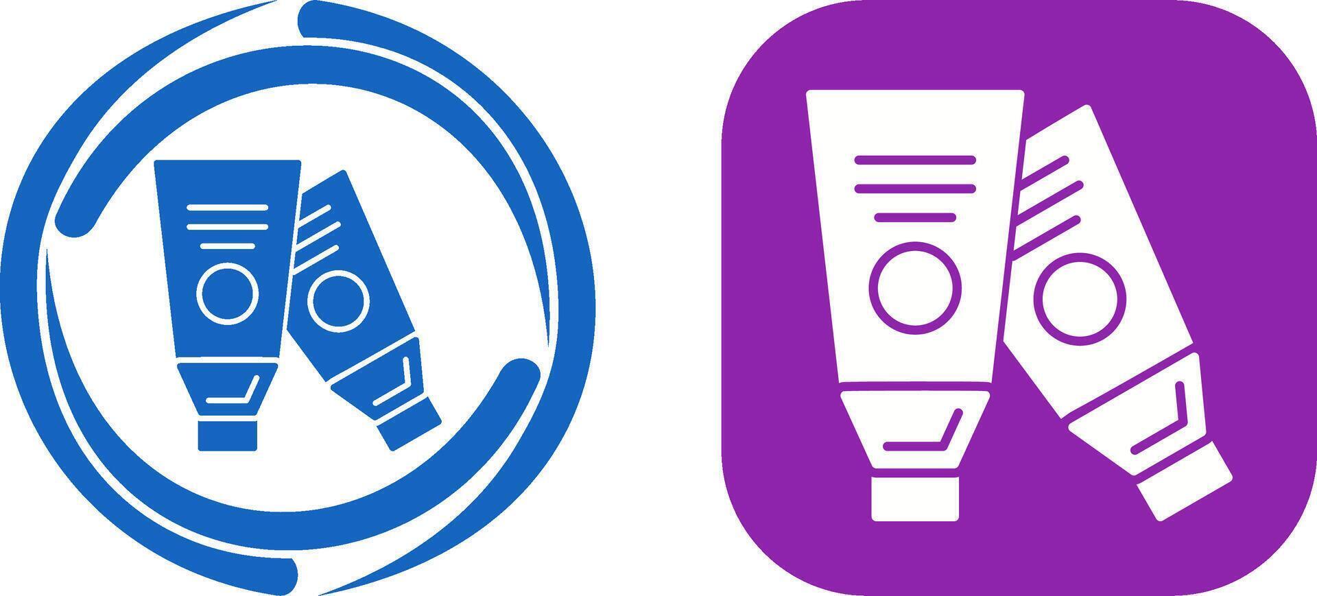 Paint Tube Icon Design vector