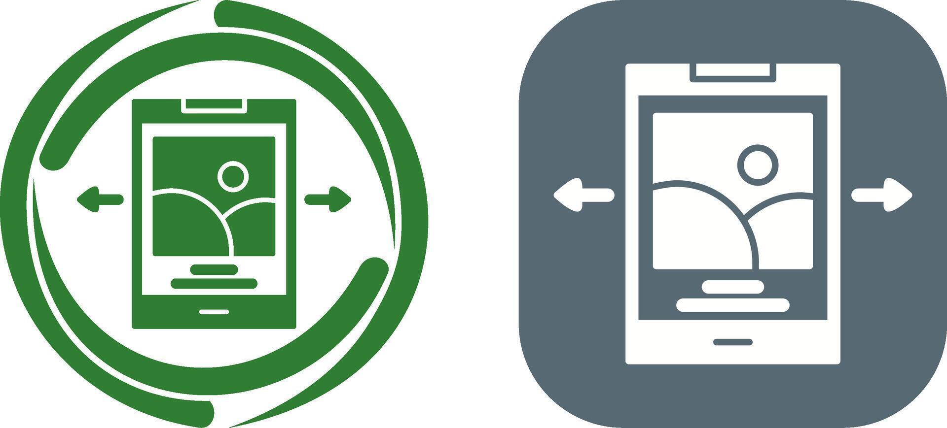 Swipe Icon Design vector