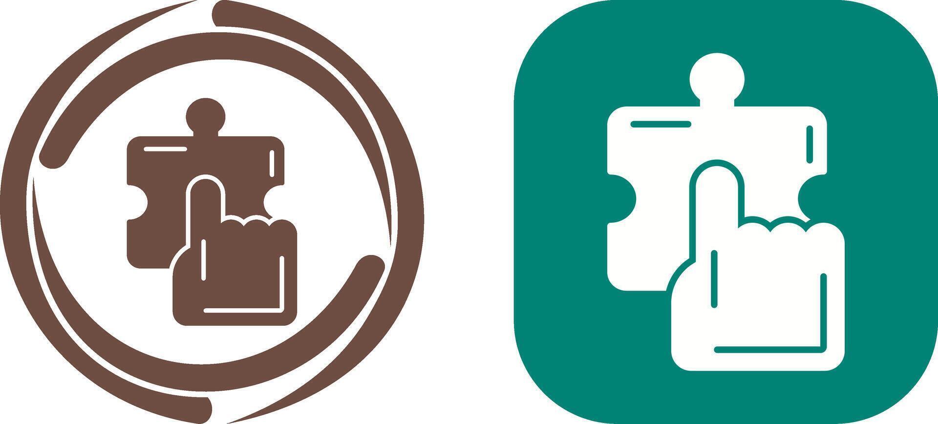 Quick Selection Icon Design vector