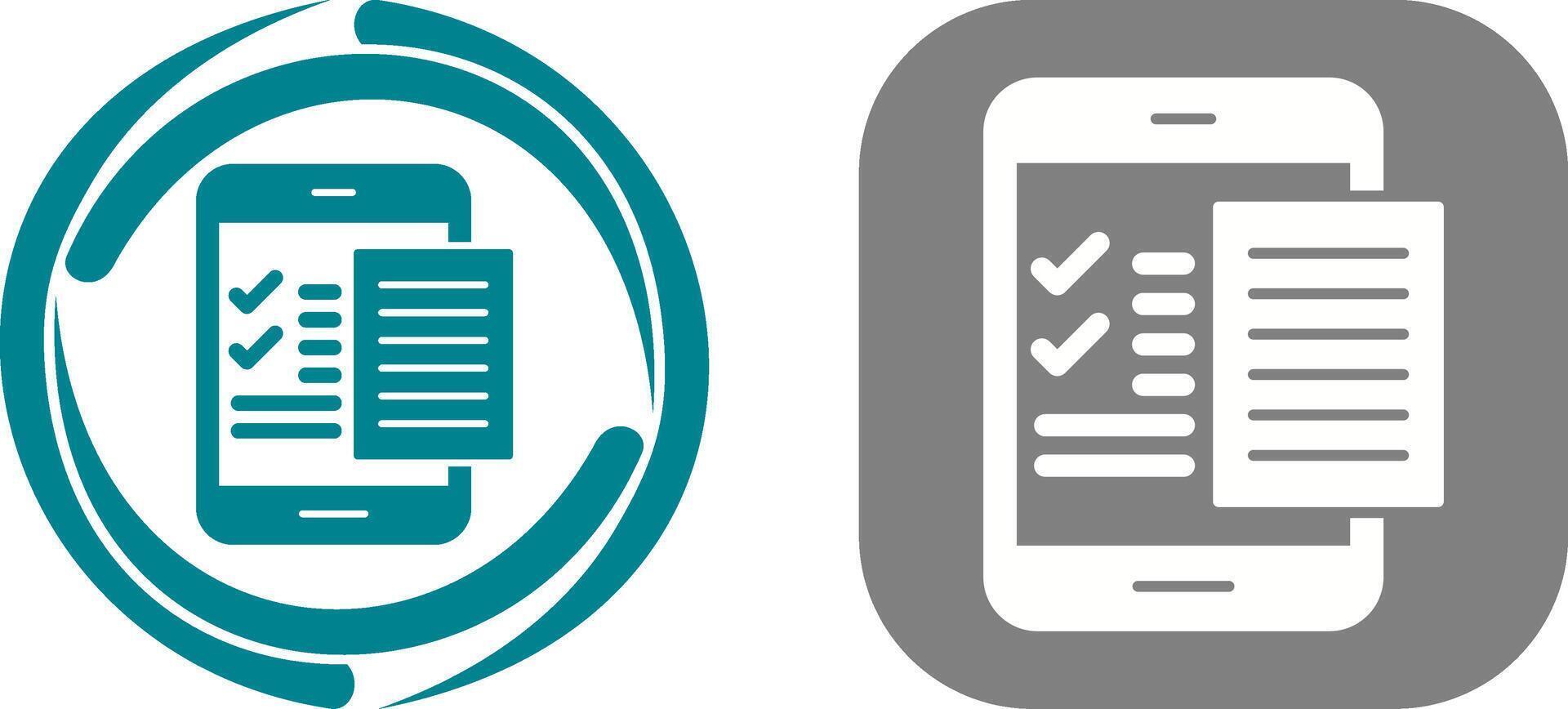 Check List Icon Design vector