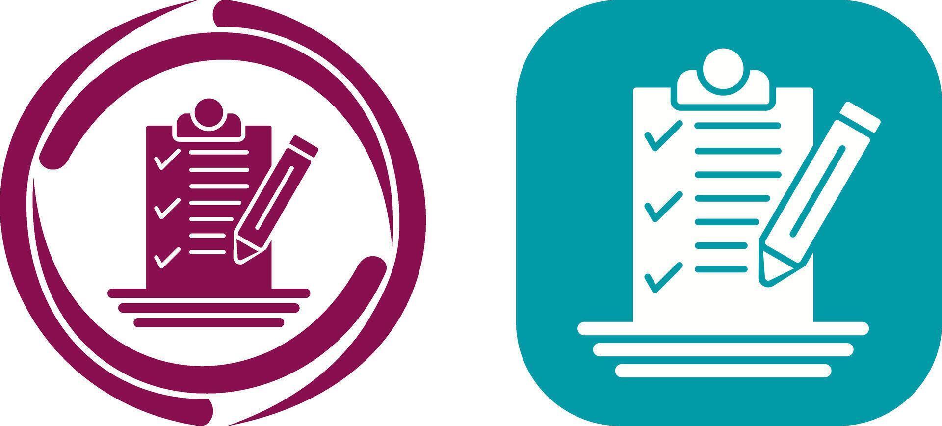 Check List Icon Design vector