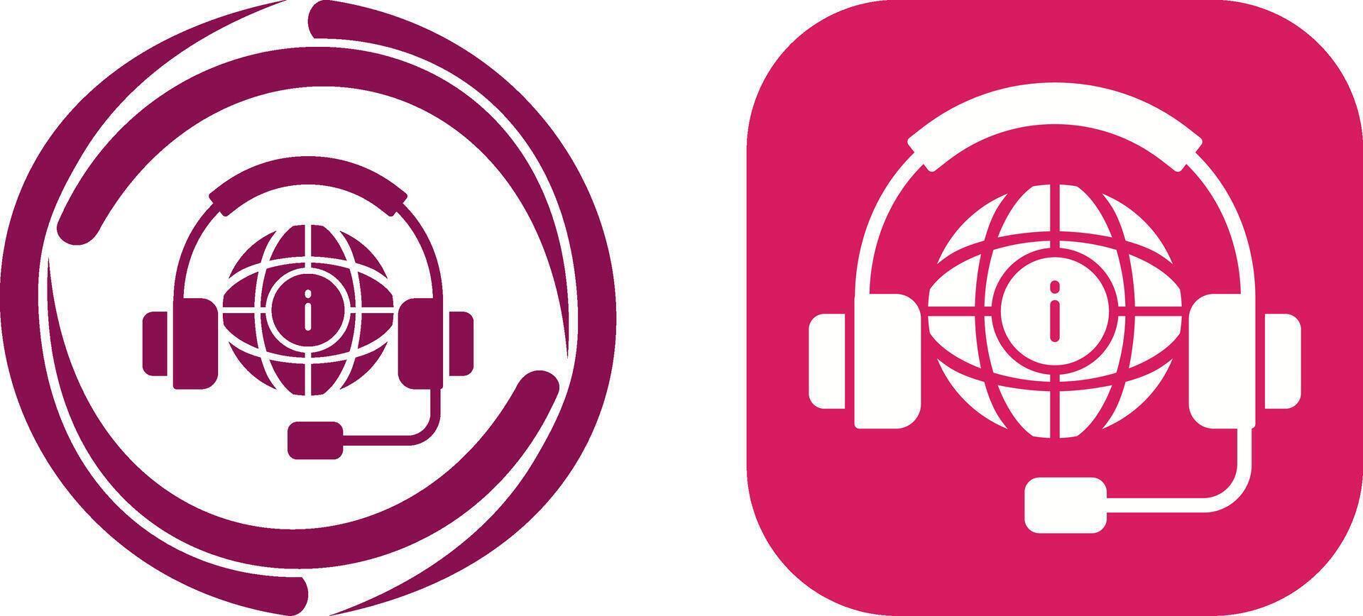 Call Center Icon Design vector