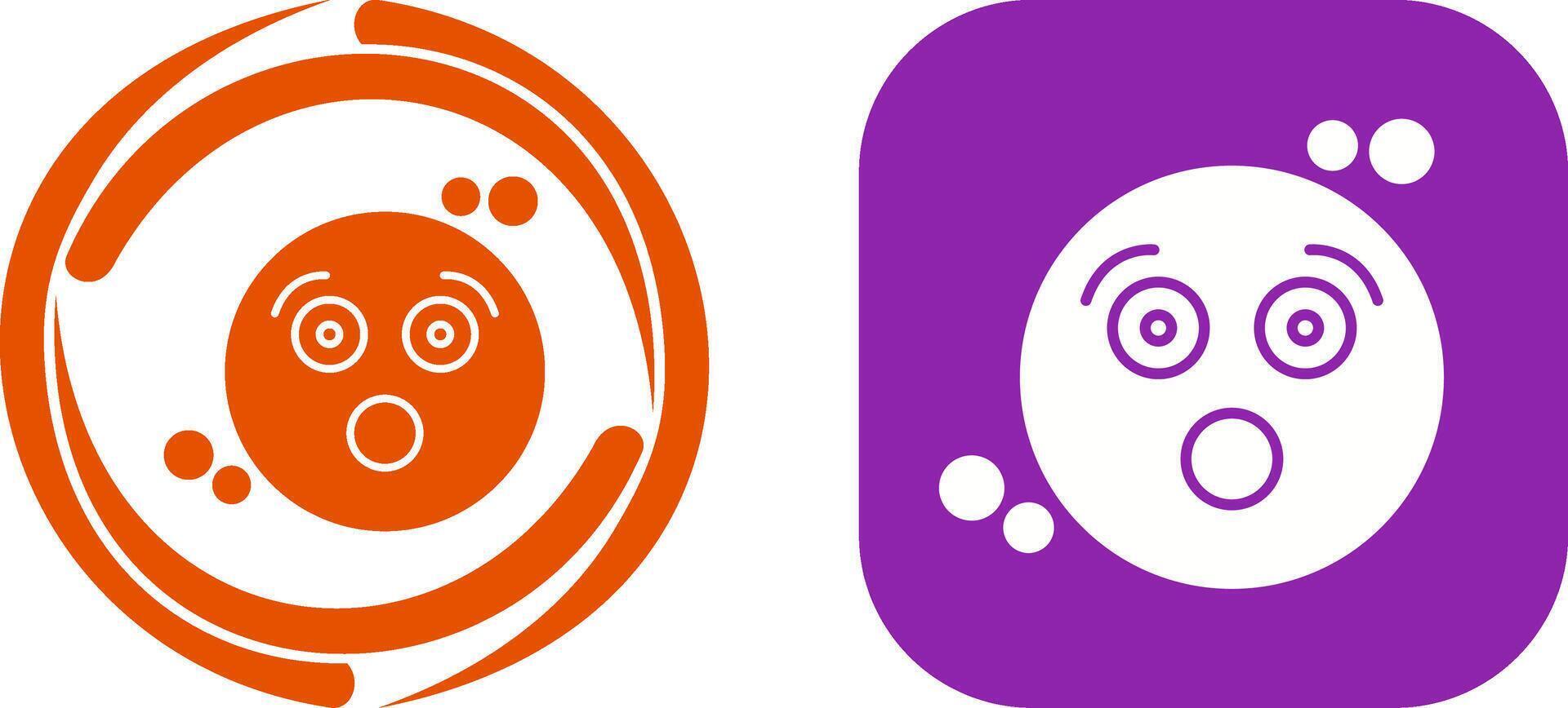 Surprised Icon Design vector