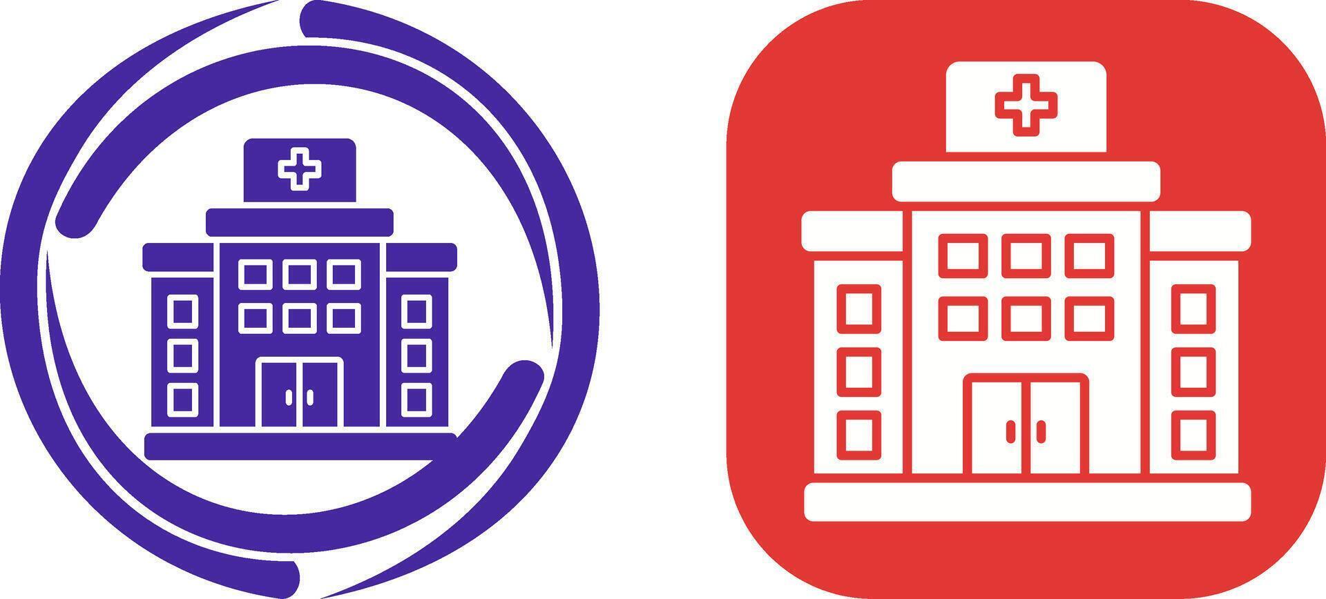 Hospital Icon Design vector