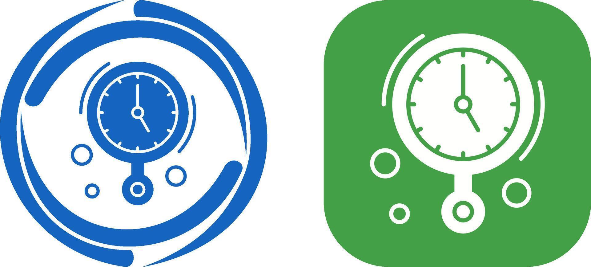 Wall Clock Icon Design vector