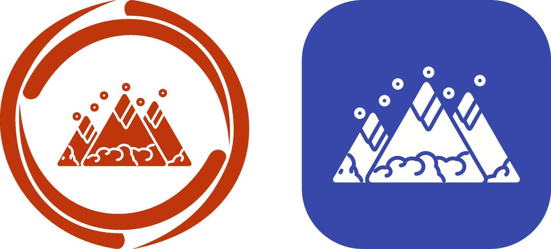 Mountain Icon Design vector