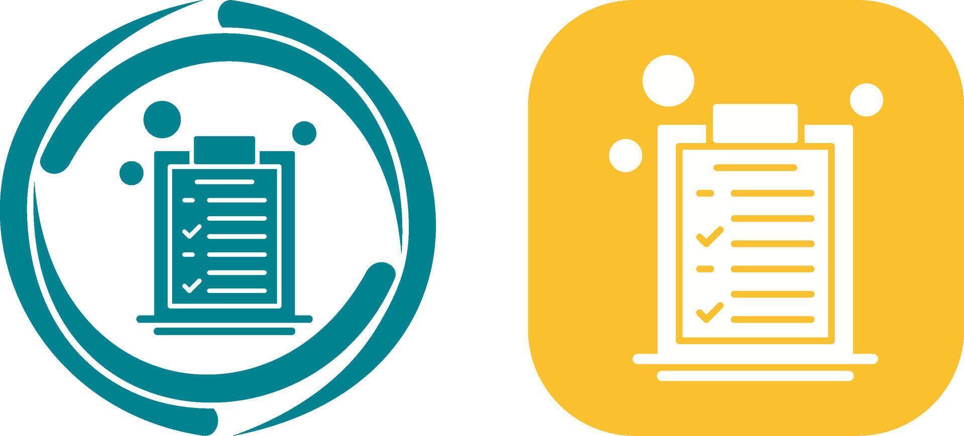 List Icon Design vector