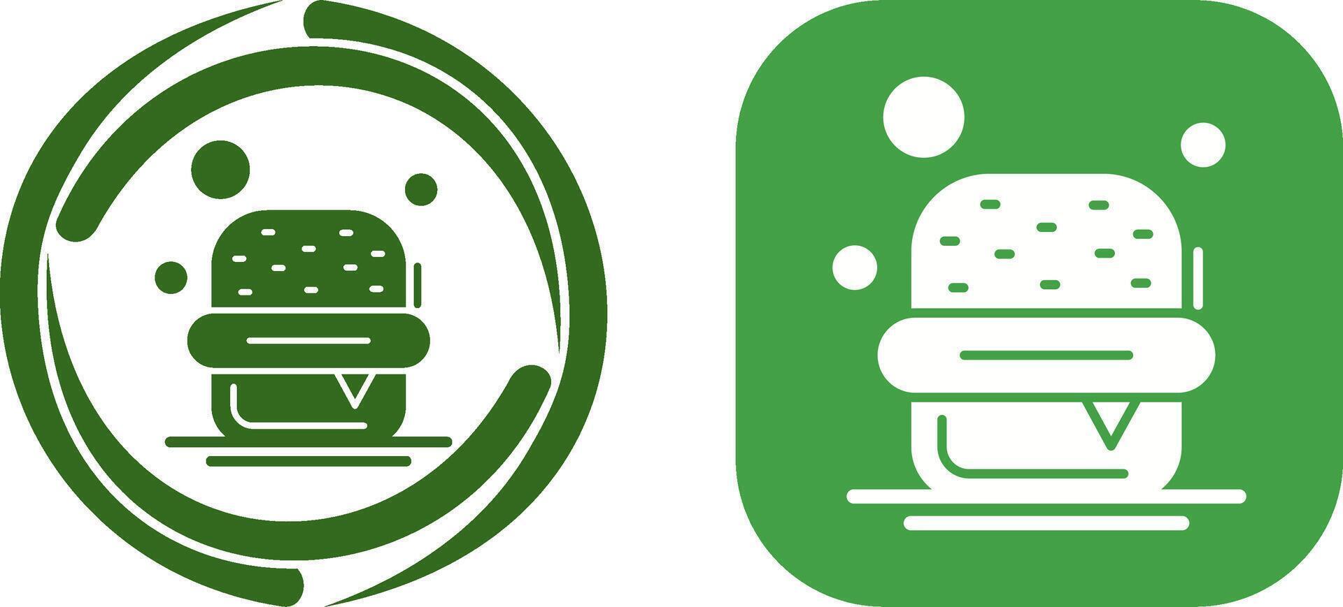 Burger Icon Design vector